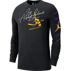 Jordan Shirts Brand New Jordan Mens Los Angeles Lakers Long